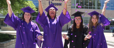 graduates outside