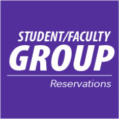 Purple Background with student/faculty/group reservations in center