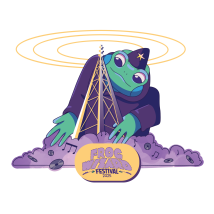 Frog Wizard Festival Sticker