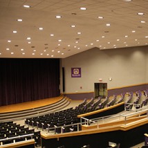 Forum Hall stage and seating