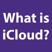 iCloud is used by Apple customers to back up personal data such as pictures, videos, documents and applications. Putting data in the cloud makes it accessible from any one of your devices, as well as protecting data from device failure. Storage can be configured to automatically update in iCloud settings. All iCloud users get 5 GB of storage by default and can pay a small fee to greatly increase available space to 50 GB for only $0.99/month. Visit iCloud.com to set up or configure your cloud storage today.