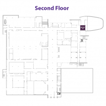 Room 202 on floor map