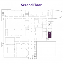 Room 206 on floor map