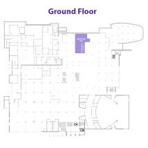 Student Design Services on floor map