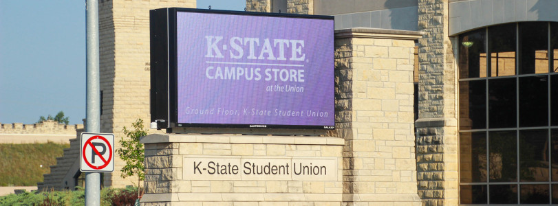 Video Board alongside Anderson Road