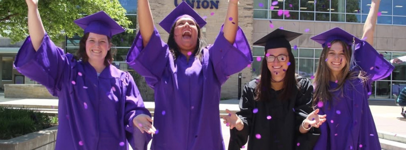 graduates outside