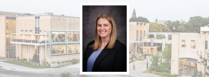 Sara Heiman offical portrait in front of the Union 