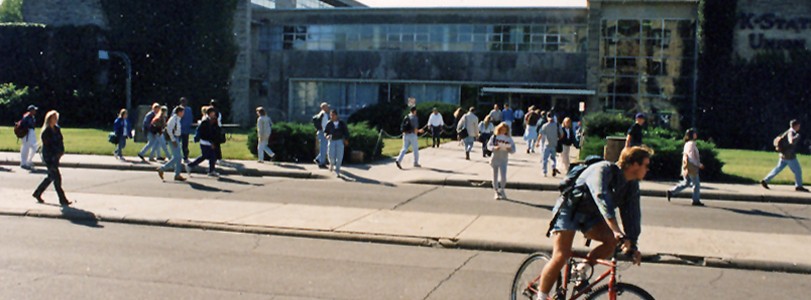 Union north exterior before Bosco Student Plaza